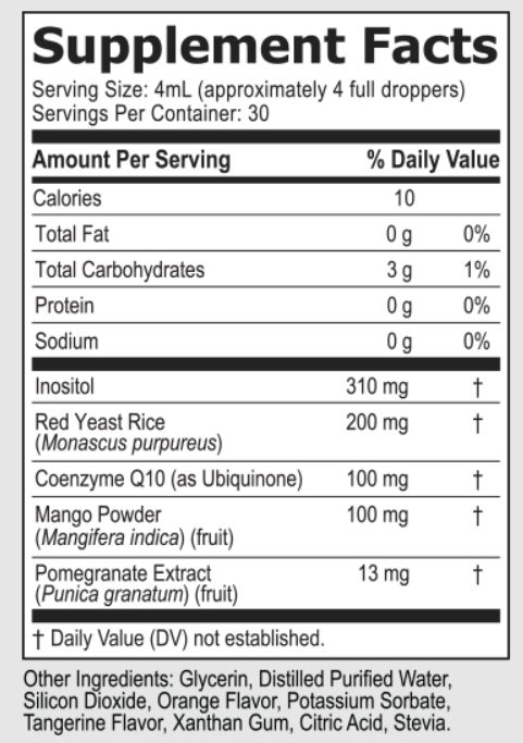 HeartAide Supplement Fact