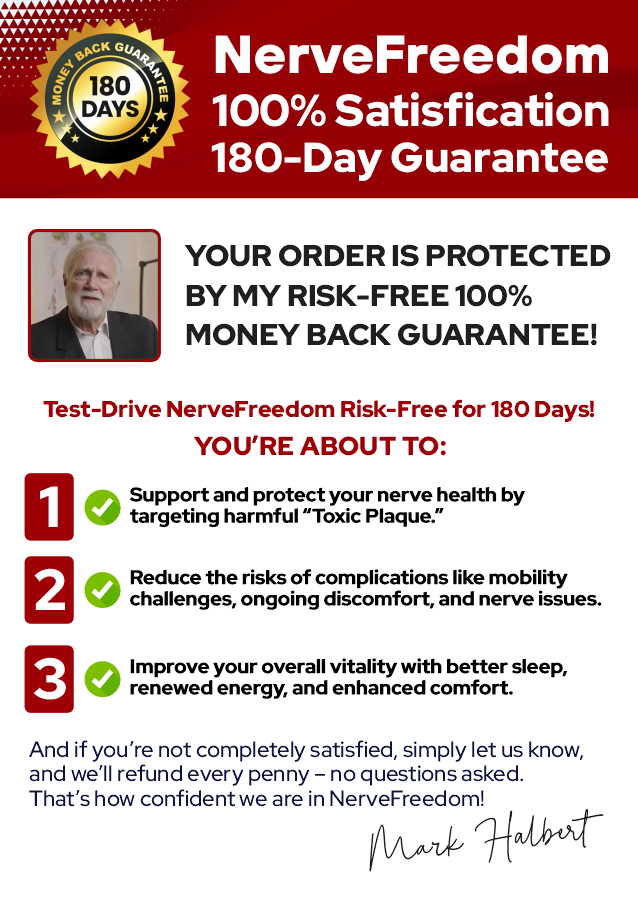 NerveFreedom Money Back Guarantee