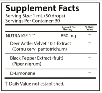 Nutra-IGF-Supplement-facts